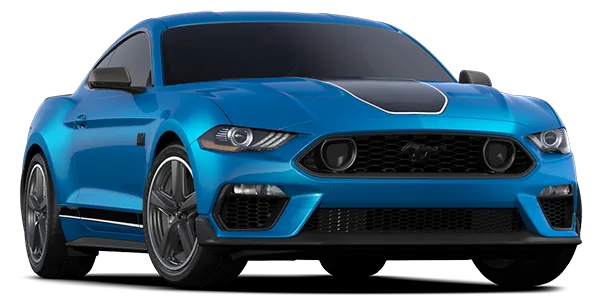 Blue Mustang Image